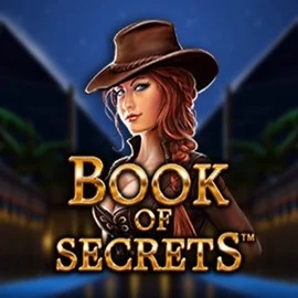 Book of Secrets online game logo by SYNOT Games on spinbaraa.at