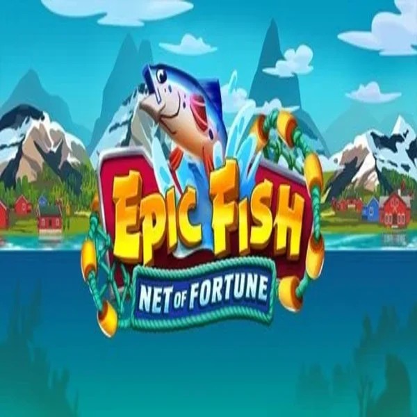 Epic Fish Net of Fortune slot logo by Quickspin at Spinbara Casino