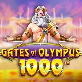 Gates of Olympus 1000 logo by Pragmatic Play at Spinbara Casino