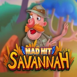 Mad Hit Savannah logo – Slots by RubyPlay at Spinbara Casino