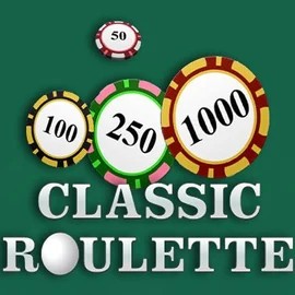 Roulette slot logo by OneTouch Games at Spinbara Casino